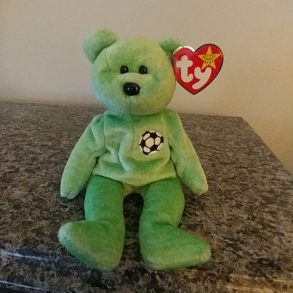 3/$20.  Ty Beanie Baby "Kicks"